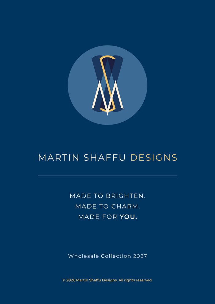 Martin Shaffu Designs: Wholesale Collection 2027