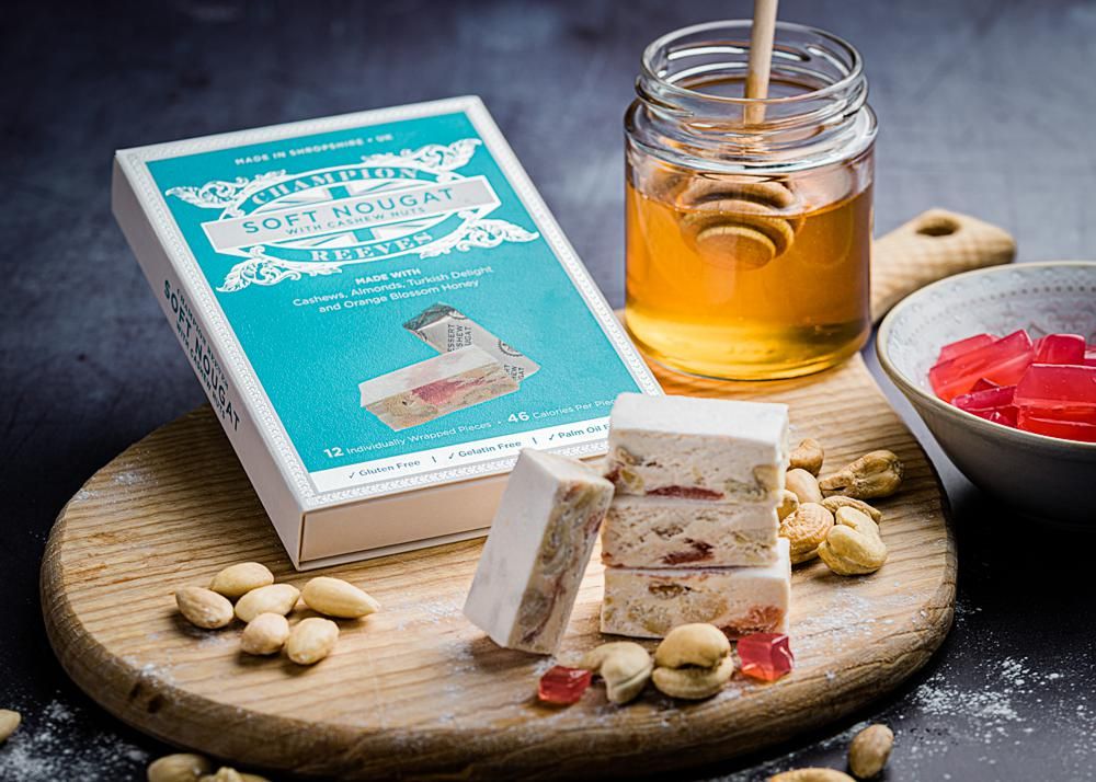 Soft Nougat with Cashews and Turkish Delight