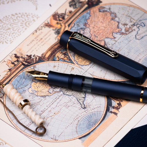 Kaweco PISTON Sport AL Fountain Pen in Navy