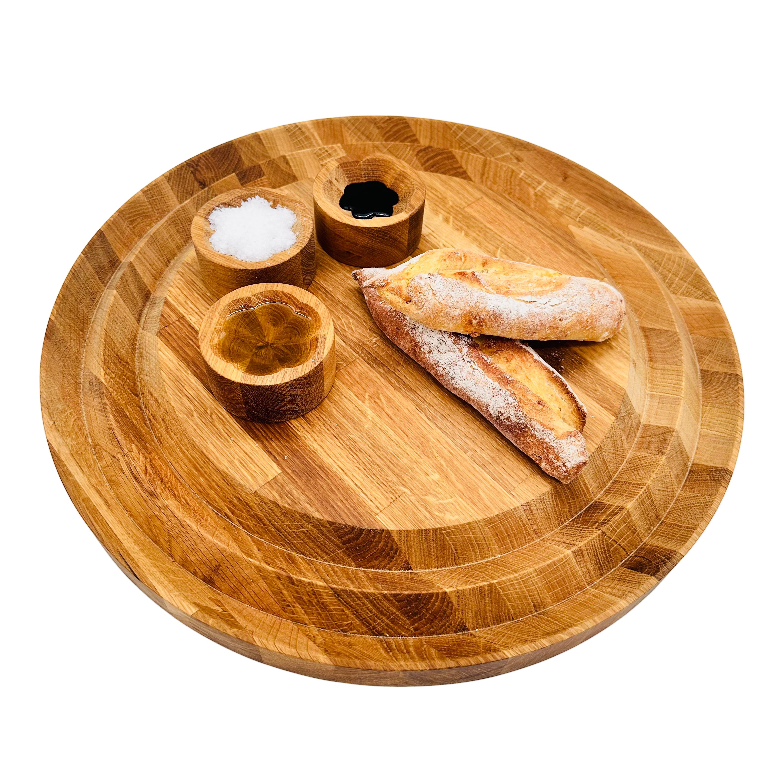 The Round Platter — Everyday Luxury, Beautifully Crafted in FSC Oak. Launching at Top Drawer, Stand E34