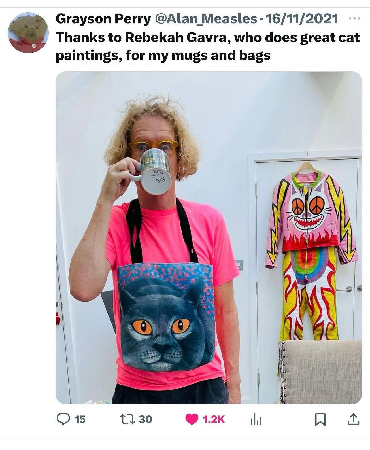 Autistic Contemporary Artist gets purr of approval from Grayson Perry