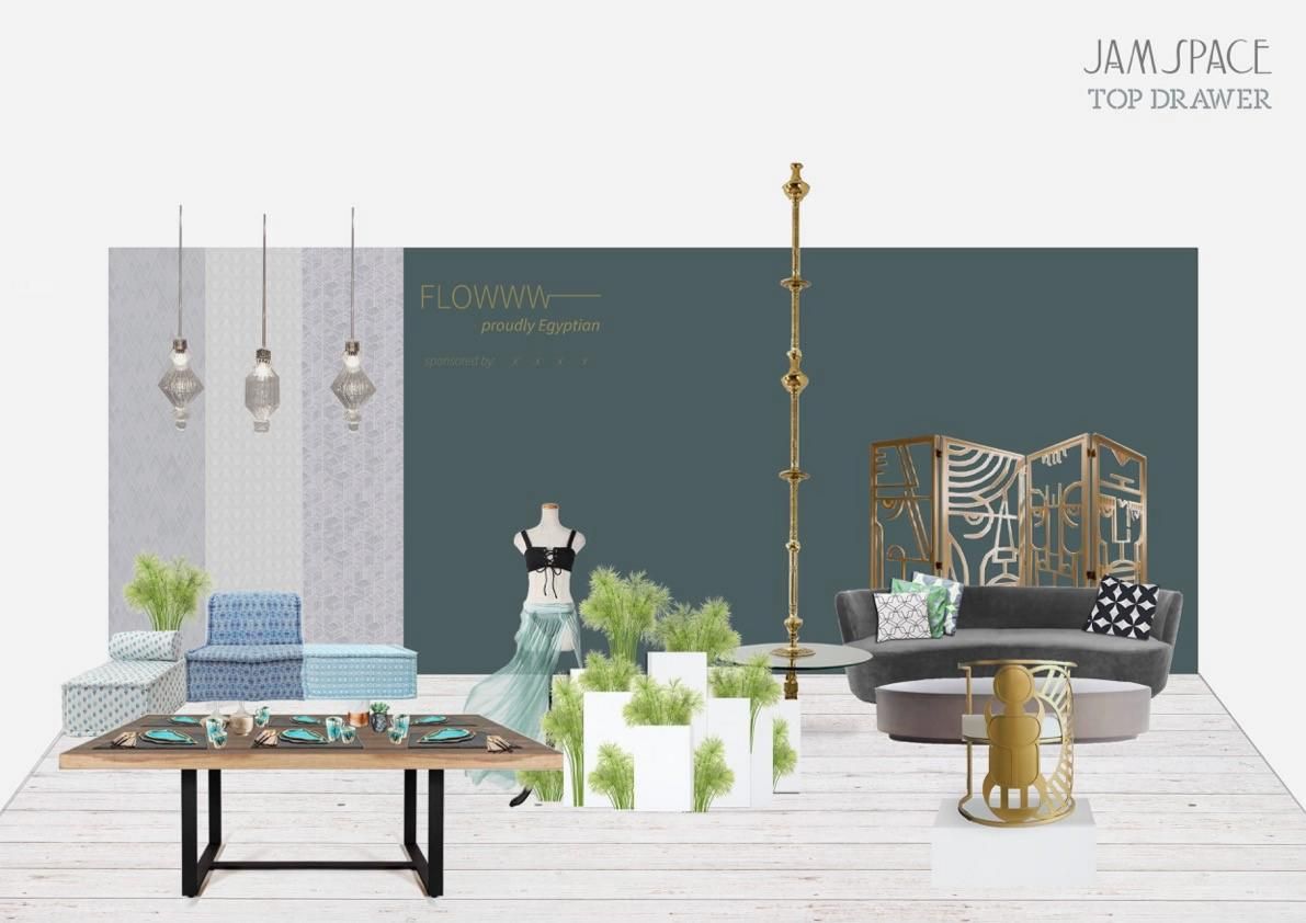 Flowww...  Proudly Egyptian Products showcased at Top Drawer London