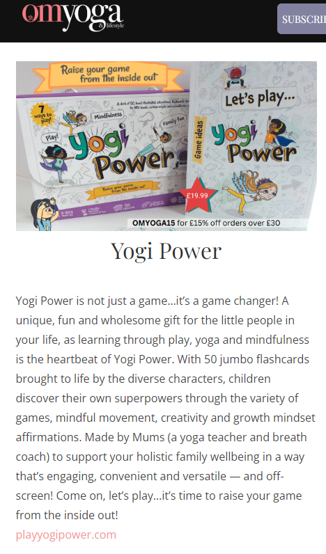 Om Yoga Magazine - Christmas Gift Guide