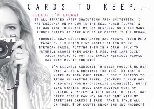 Cards to keep