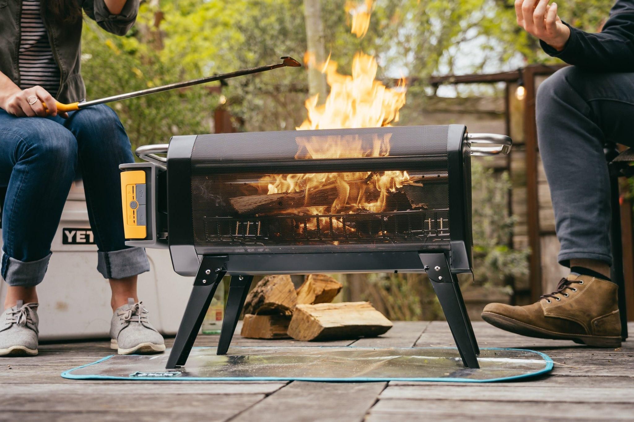 See fire, not smoke.