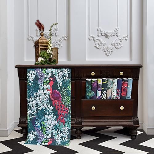 Claire Elsworth Design launches her first collection of luxury wallpapers and statement cushions