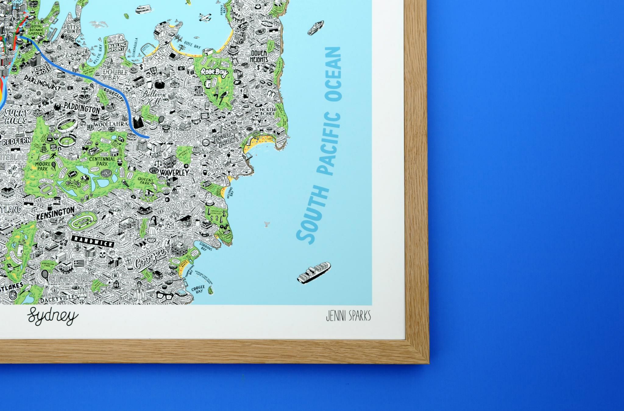 Sydney Mapped by Jenni Sparks