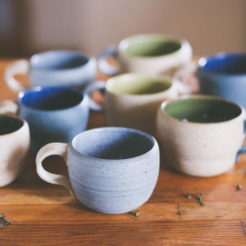 Oxide-coloured functional art with rich colours reminiscent of rugged Wales.