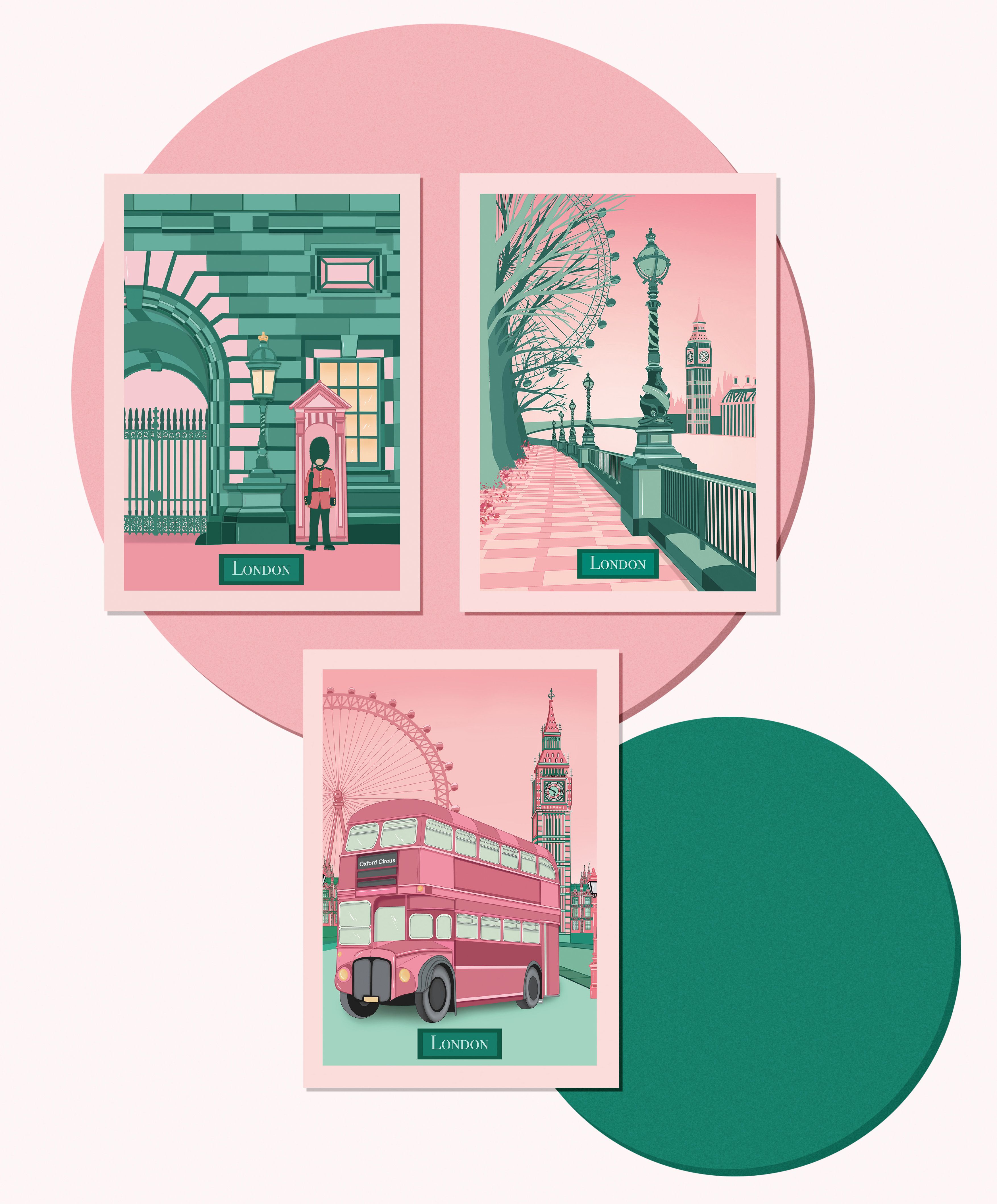 Pink and Mint Design