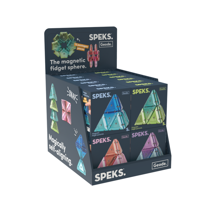 *New* Speks Geode. - The Magnetic Fidget Chrome