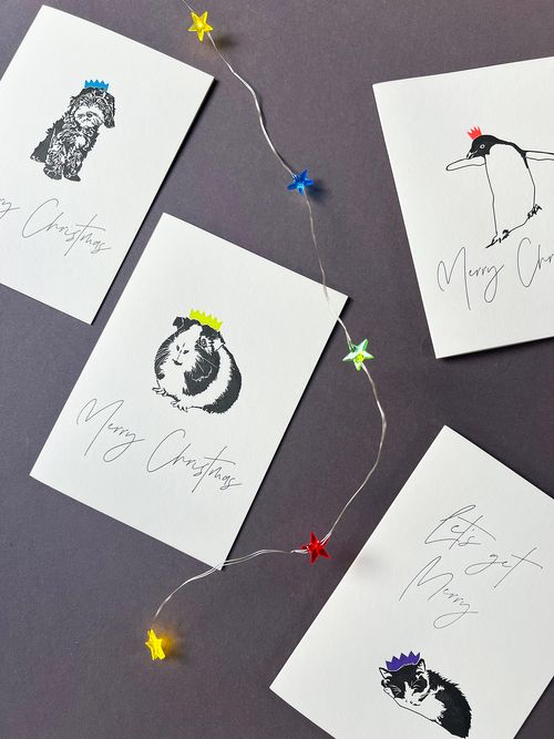 Letterpress Christmas cards