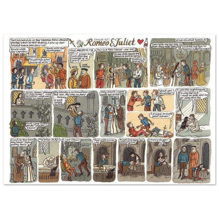 Shakespeare-themed posters