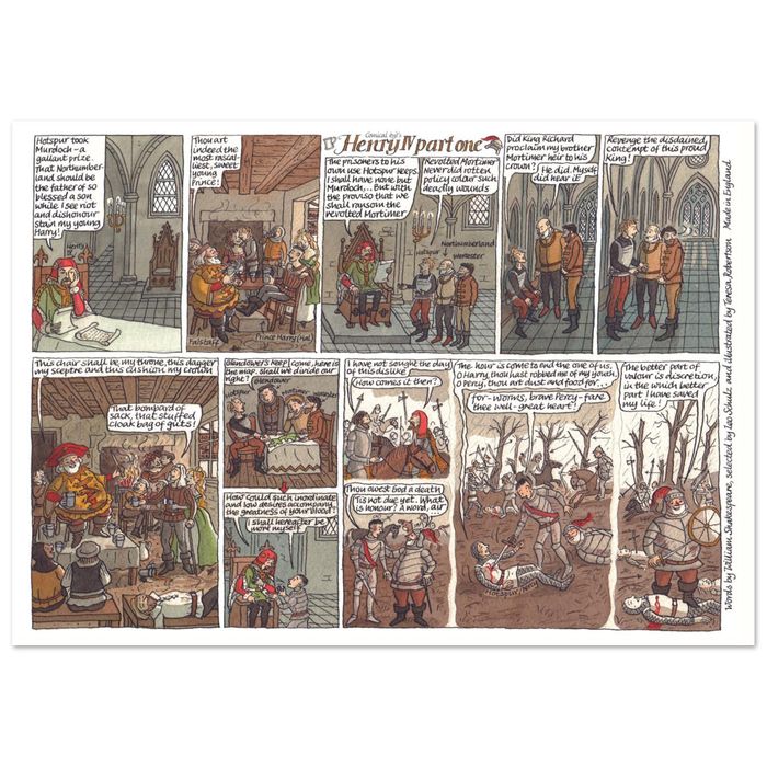 Shakespeare-themed posters