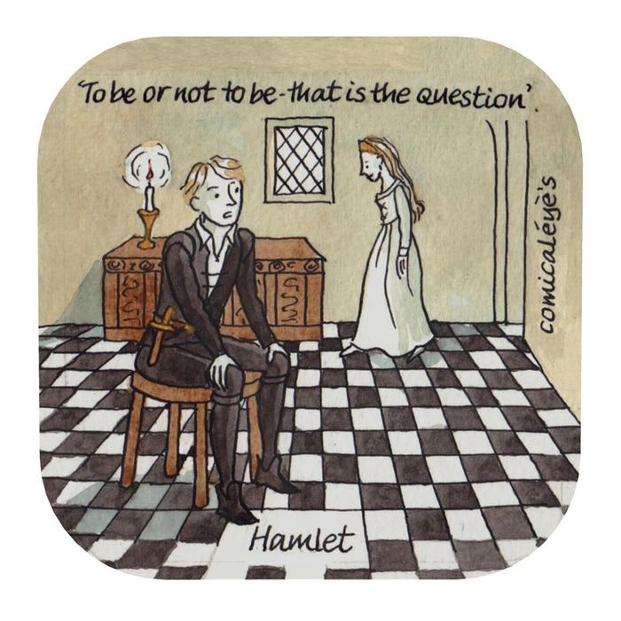 Shakespeare-themed coasters