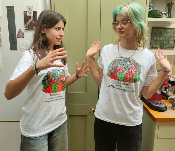 Shakespeare-themed tee-shirts