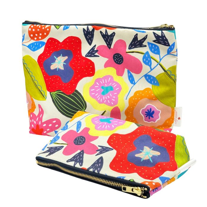 Midsummer Toiletry Bag for Women Made in the UK