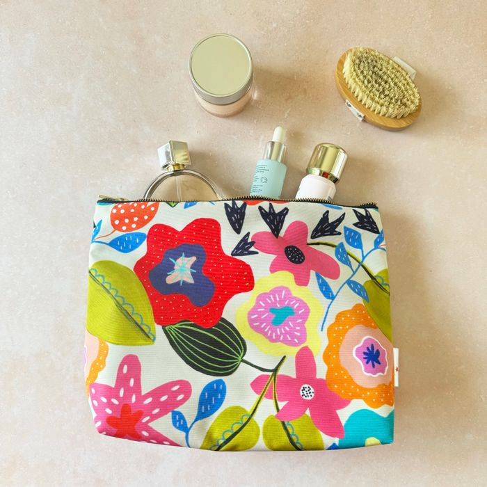 Midsummer Toiletry Bag for Women Made in the UK