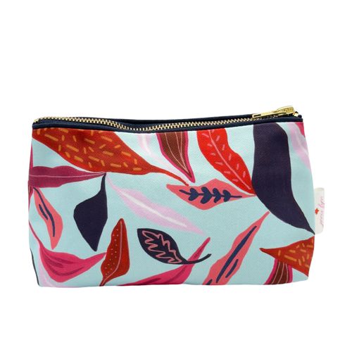 Palm Lily Small Makeup Bag Made in the UK