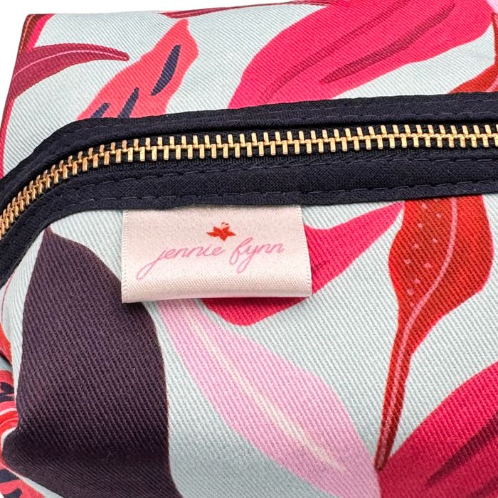 Palm Lily Large Makeup Bag Made in the UK