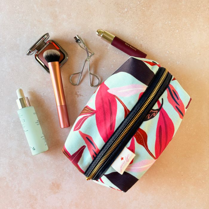 Palm Lily Large Makeup Bag Made in the UK