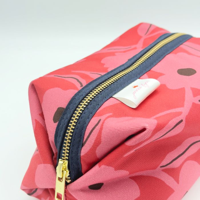 Kyoto Pink Large Makeup Bag Made in the UK