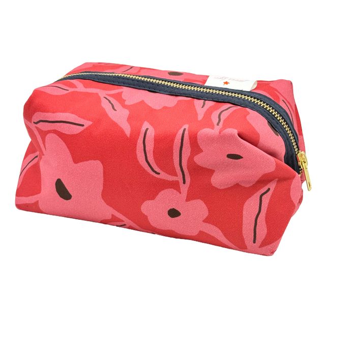 Kyoto Pink Large Makeup Bag Made in the UK