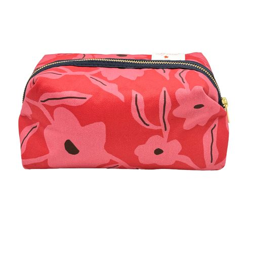 Kyoto Pink Large Makeup Bag Made in the UK