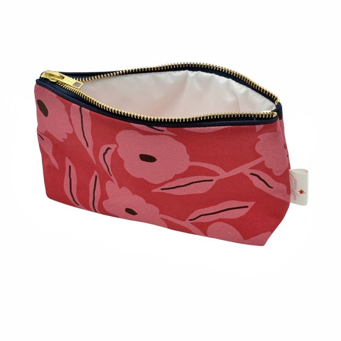 Kyoto Pink Small Makeup Bag Made in the UK