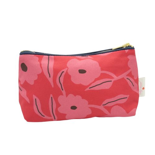 Kyoto Pink Small Makeup Bag Made in the UK