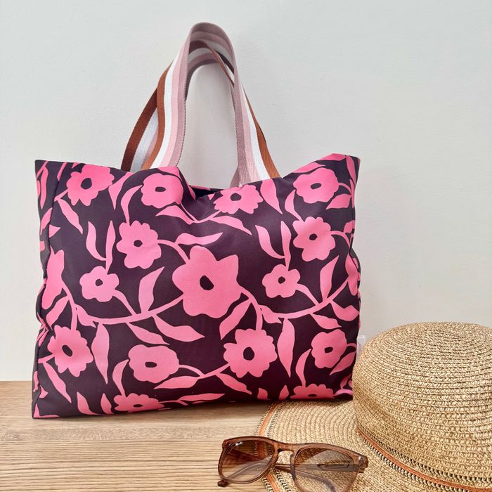 Sakura Pink Large Tote Bag Made in the UK