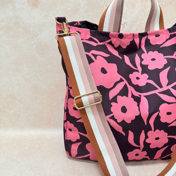 Sakura Pink Cross Body Bag Made in the UK