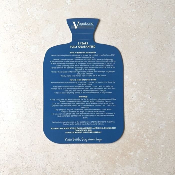 Candy Hot Water Bottle Made in the UK