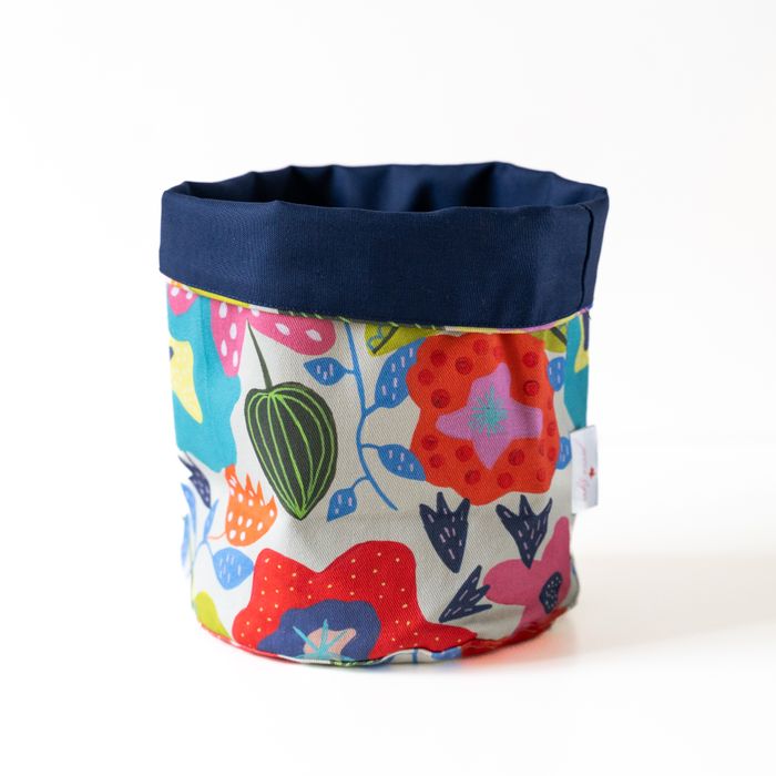 Midsummer Fabric Storage Bucket