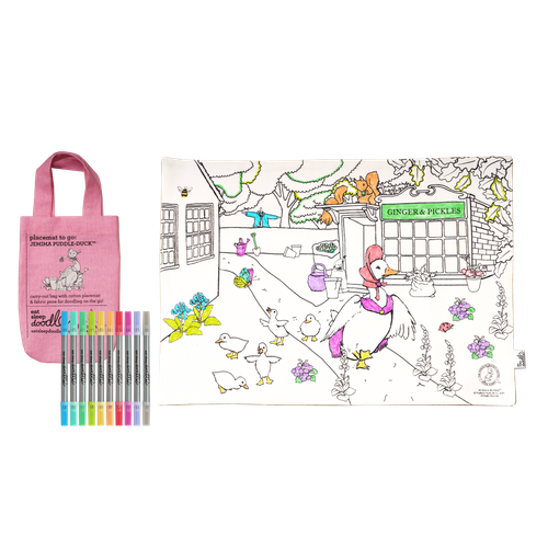 Colour-in Placemat to Go - Jemima Puddle-Duck™