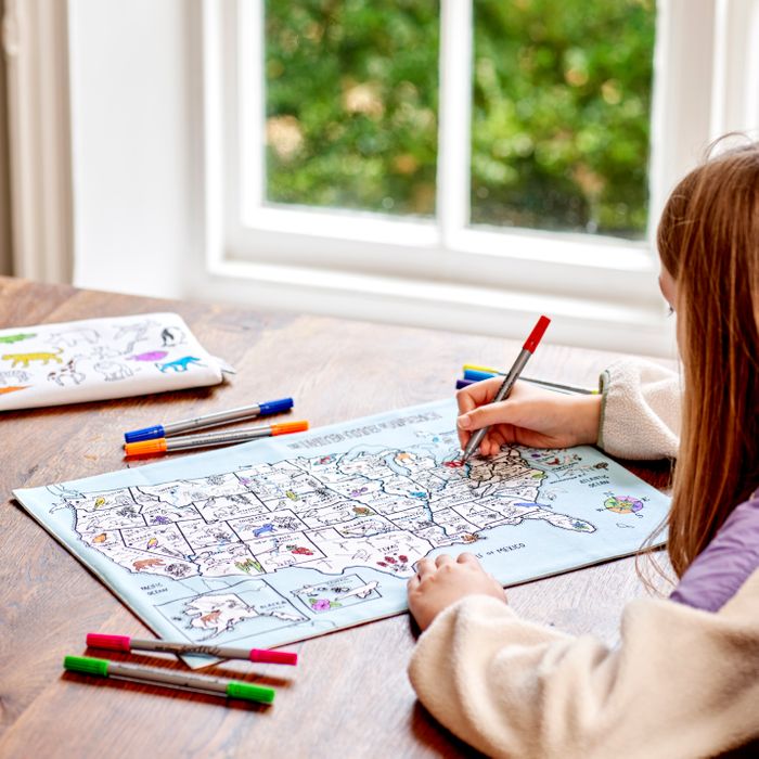 Colour-in Placemat to Go: US Map