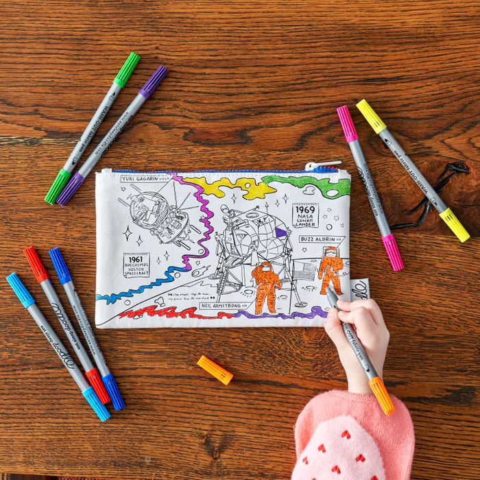Colour-in Pencil Case – Space Explorer