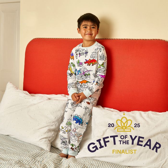 Colour-in Pyjamas – Dinosaur