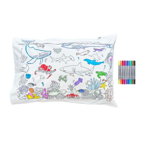 Colour-in Pillowcase – Under the Sea