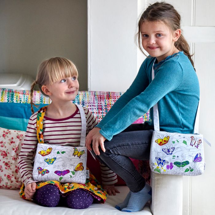 Colour-in Crossbody Bag – Butterfly