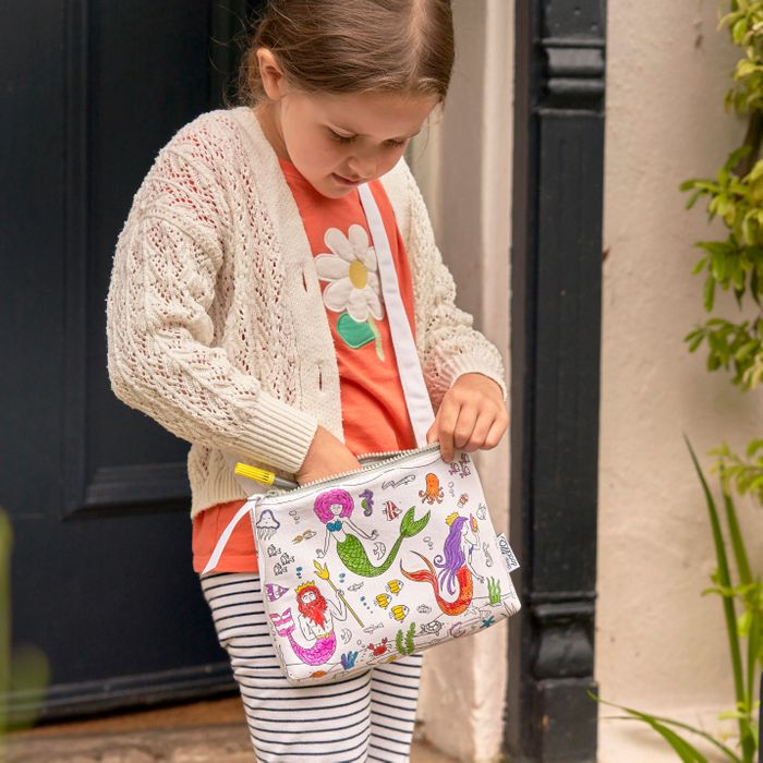 Colour-in Crossbody Bag – Mermaid