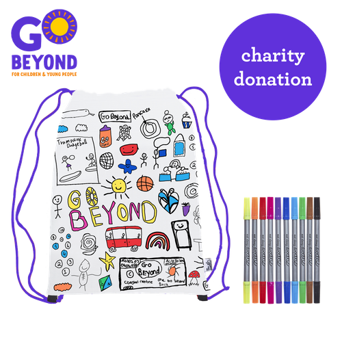 NEW: Colour-in Backpack – 'Pack Up Your Troubles' (Charity)