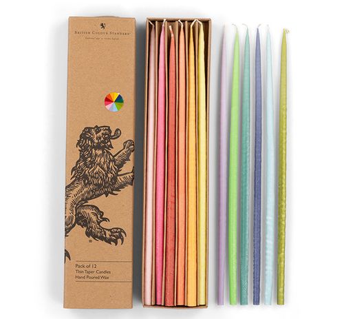 Thin Tall Colourful Eco Candles