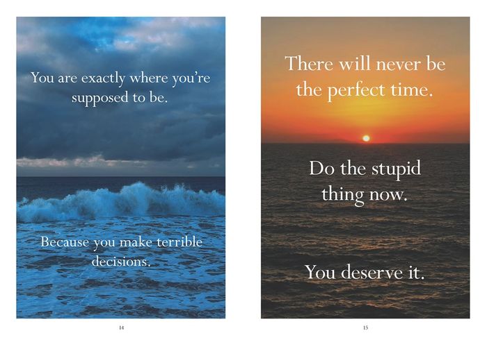 Sorry in advance for making things weird. : A Disappointing Affirmations Collection