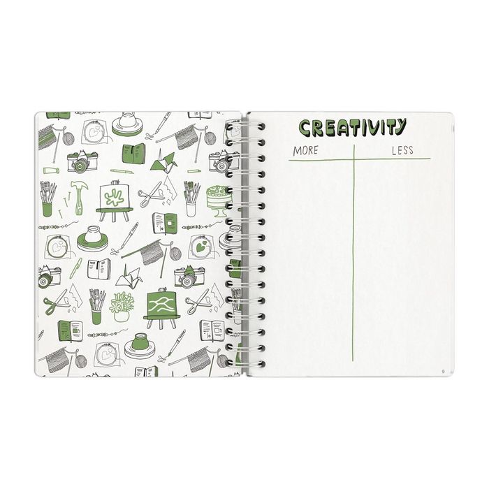 Em & Friends Julia Rothman More / Less Journal Guided Journal : A List-Making Journal to Help You Figure Out What