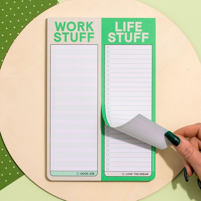 Knock Knock Work Stuff / Life Stuff Perforated Pad (Pastel Version)