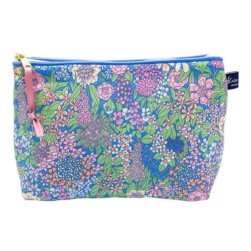 Liberty fabric matte coated wash bags