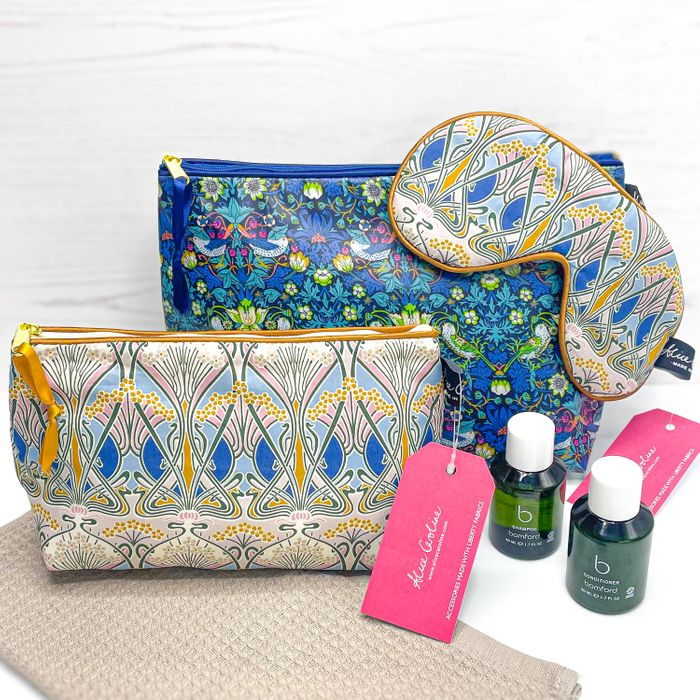 Liberty fabric cosmetic bags