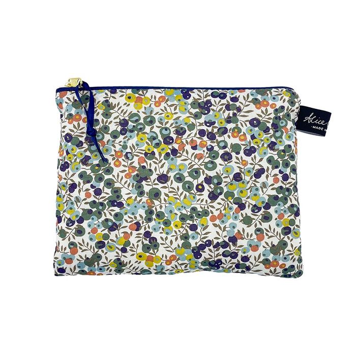 Liberty fabric travel pouch