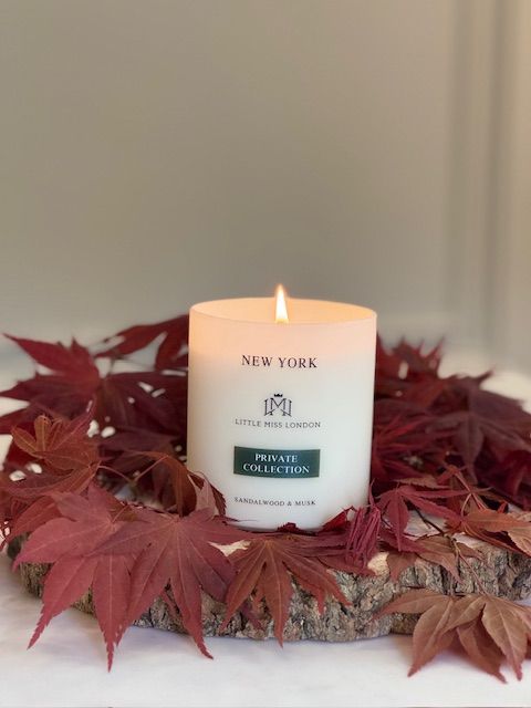 Little Miss London NEW YORK Sandalwood & Musk Candle 430g