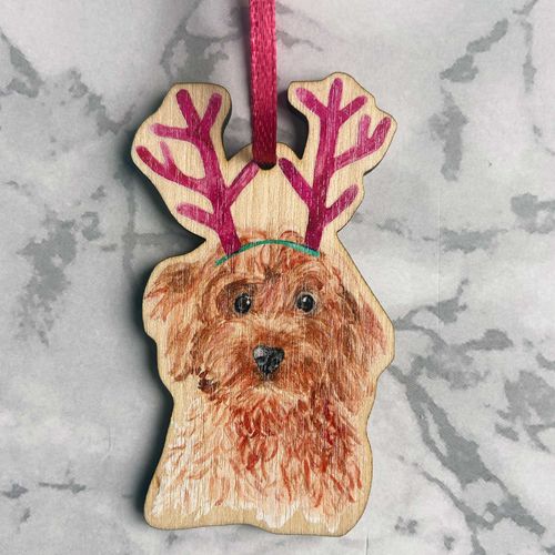 Cavapoo Christmas Decoration